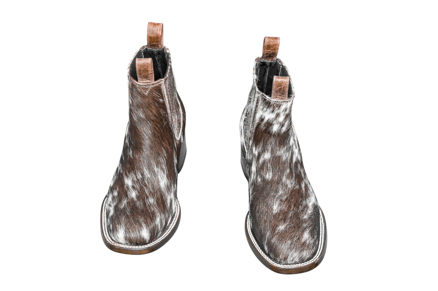 Aurora Cowhide Boots – Size 7 – Handmade Western Boots for Women