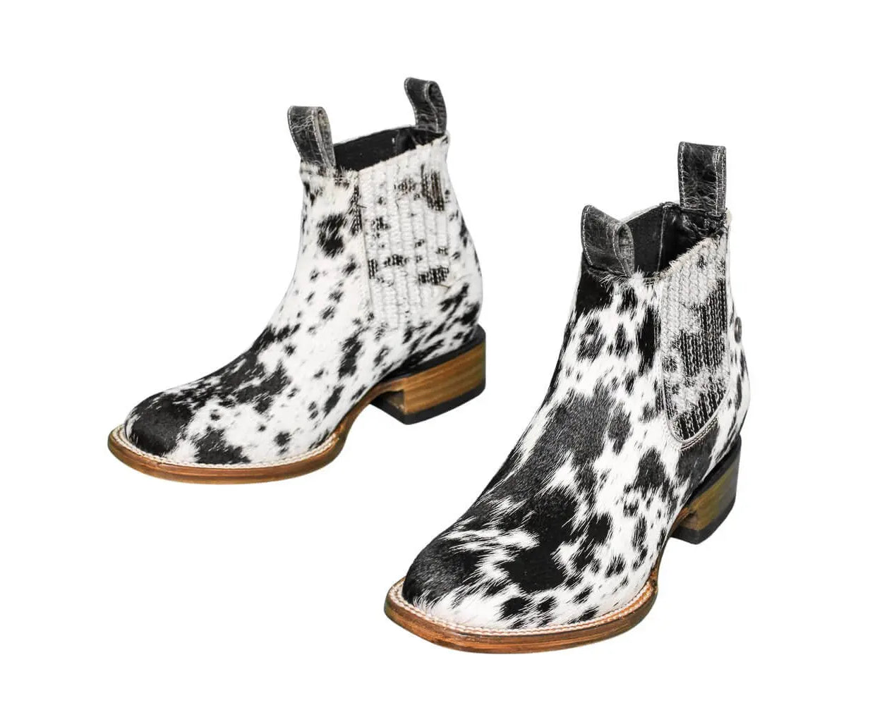 Aurora Cowhide Boots – Size 7 – Handmade Western Boots for Women