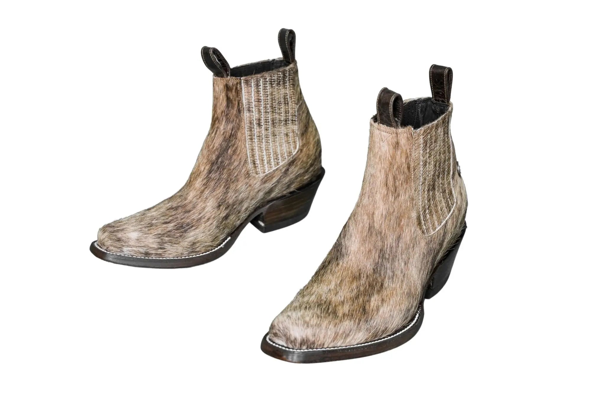 Aurora Cowhide Boots – Size 7 – Handmade Western Boots for Women