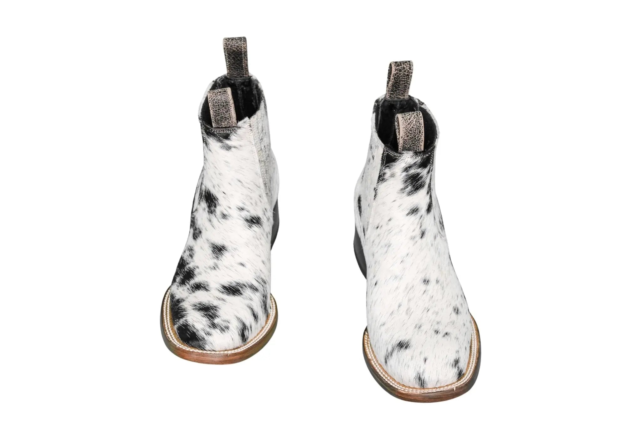 Aurora Cowhide Boots – Size 7 – Handmade Western Boots for Women