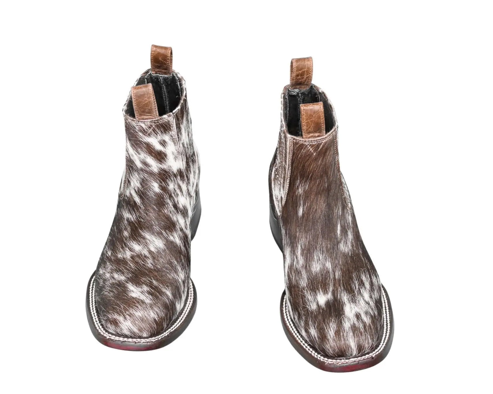 Aurora Cowhide Boots – Size 7 – Handmade Western Boots for Women