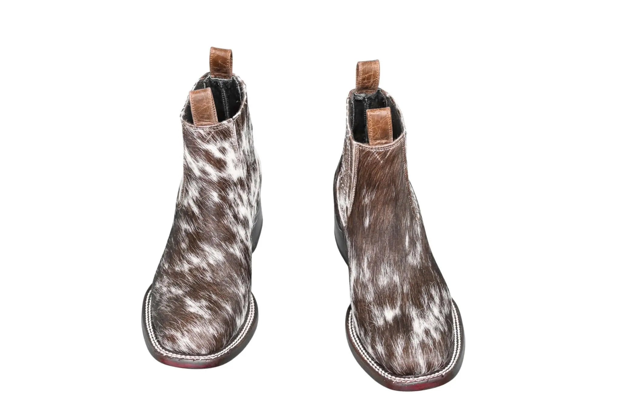 Aurora Cowhide Boots – Size 7 – Handmade Western Boots for Women