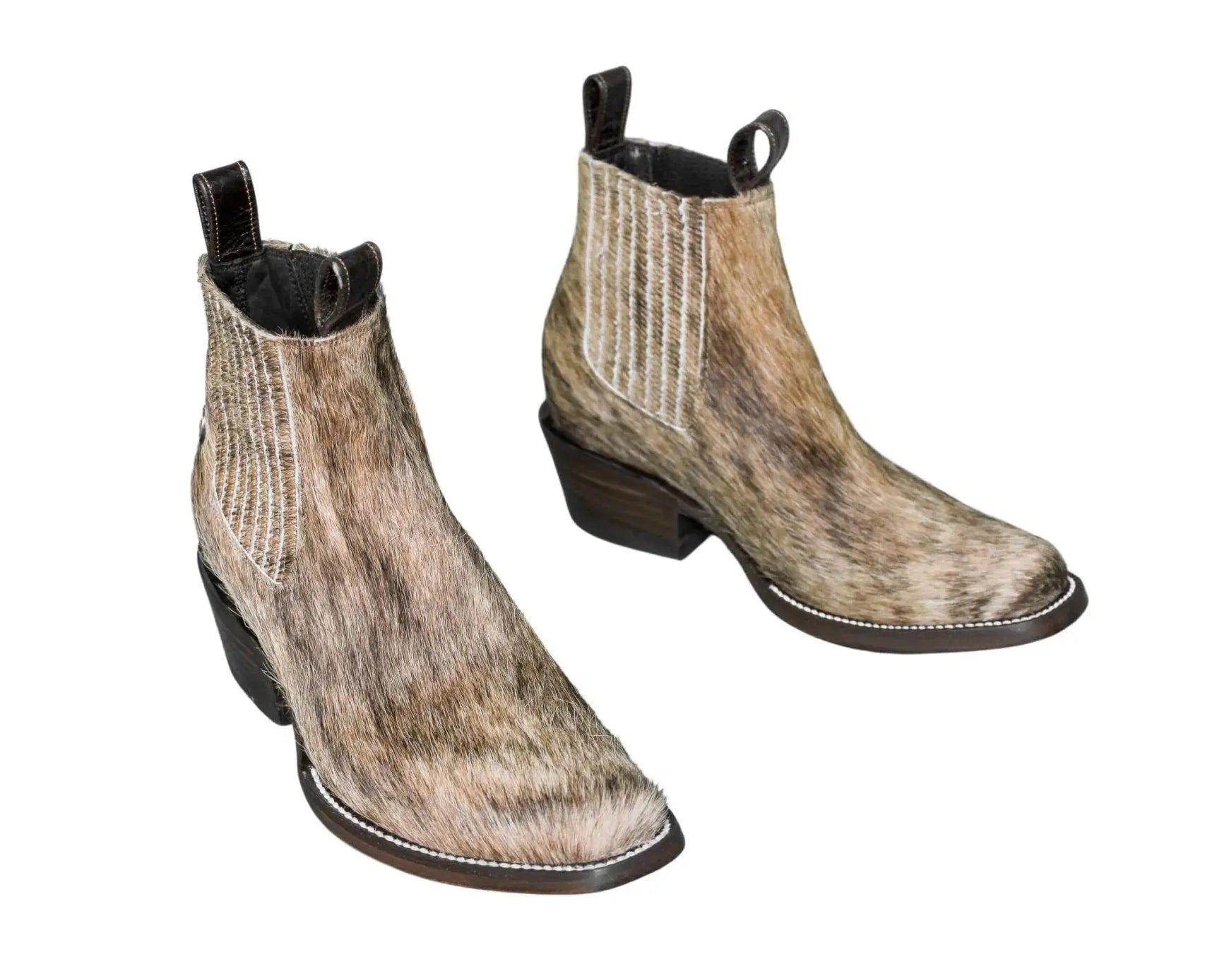 Aurora Cowhide Boots – Size 7 – Handmade Western Boots for Women