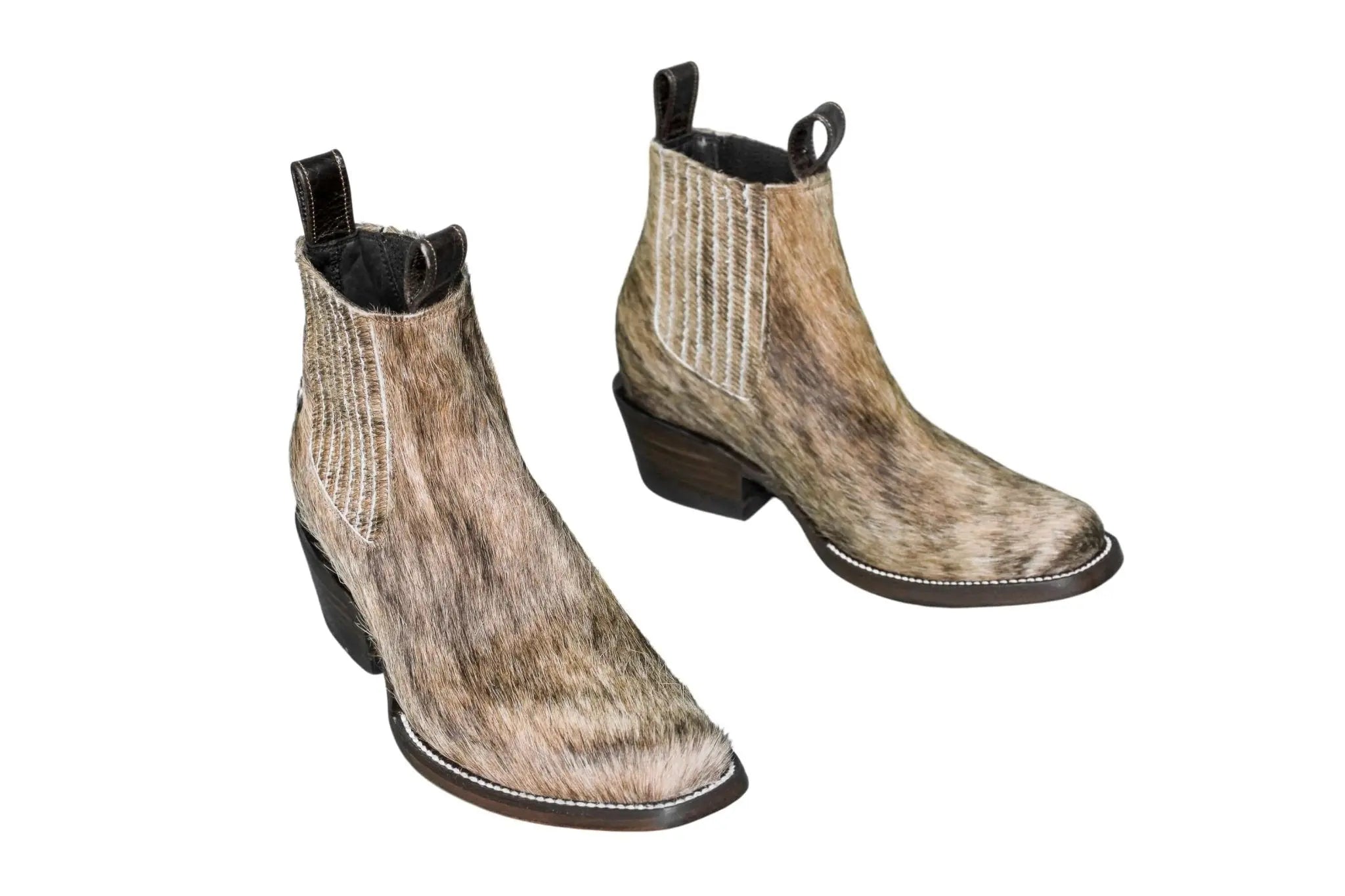 Aurora Cowhide Boots – Size 7 – Handmade Western Boots for Women