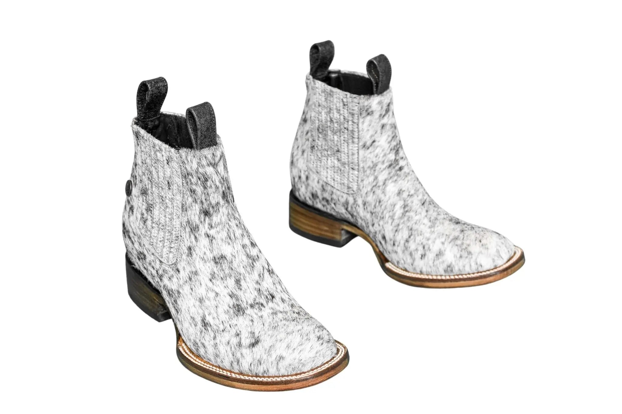 Aurora Cowhide Boots – Size 7 – Handmade Western Boots for Women