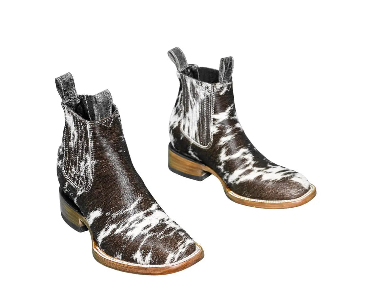 Aurora Cowhide Boots – Size 7 – Handmade Western Boots for Women