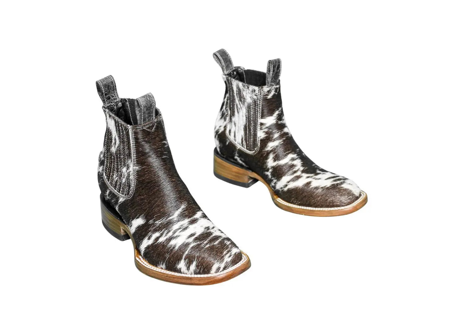 Aurora Cowhide Boots – Size 7 – Handmade Western Boots for Women