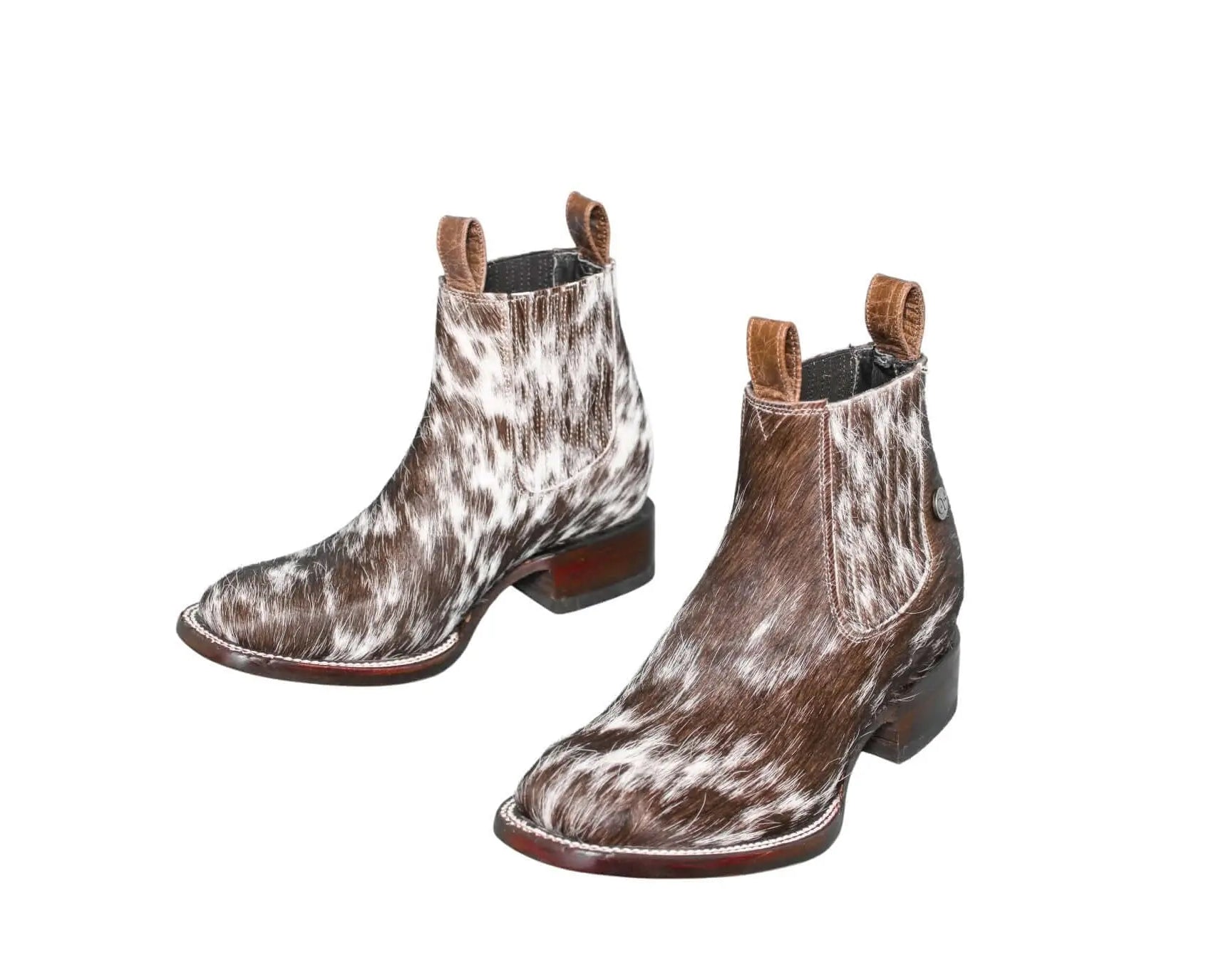 Aurora Cowhide Boots – Size 7 – Handmade Western Boots for Women