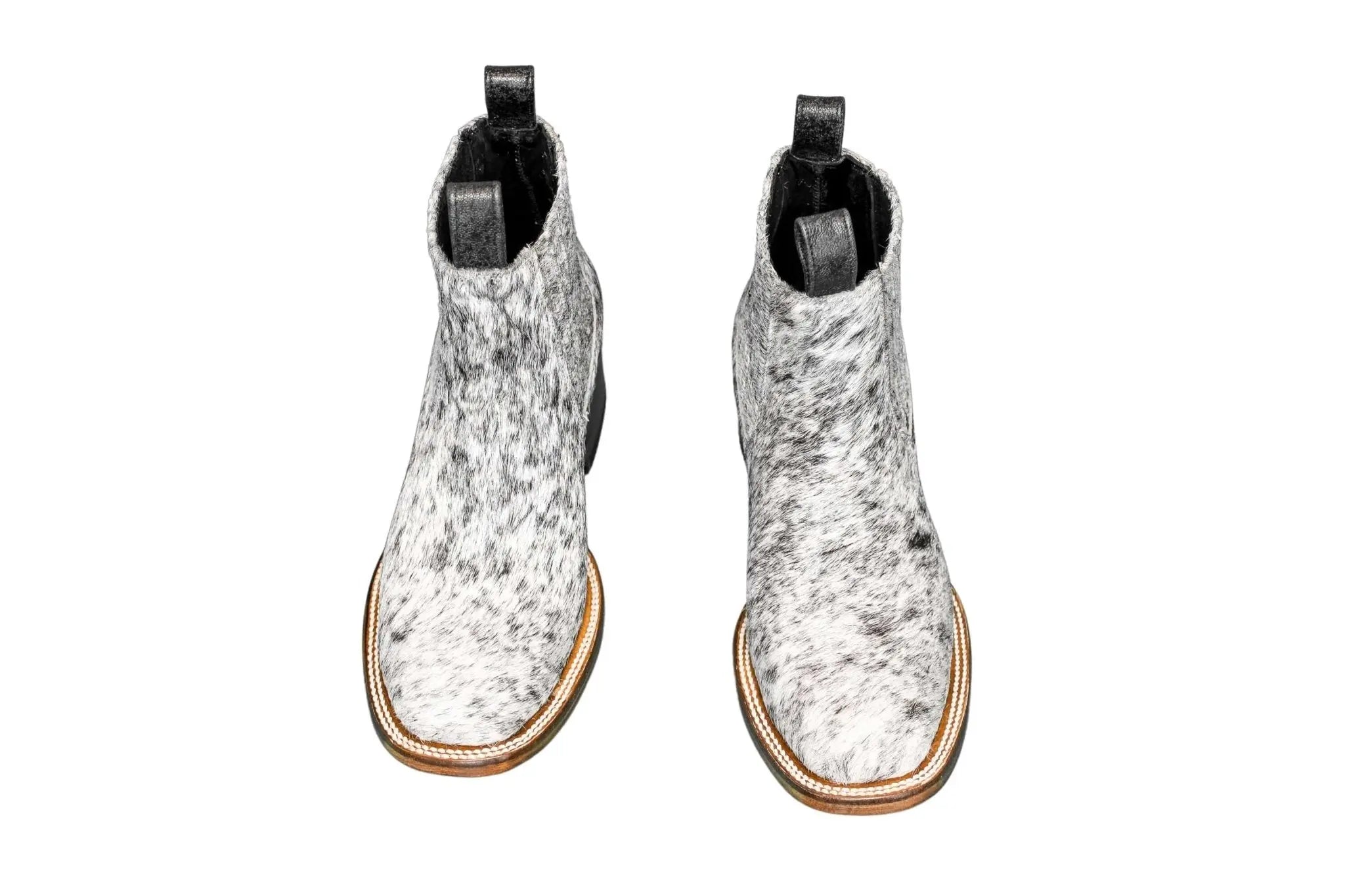 Aurora Cowhide Boots – Size 7 – Handmade Western Boots for Women