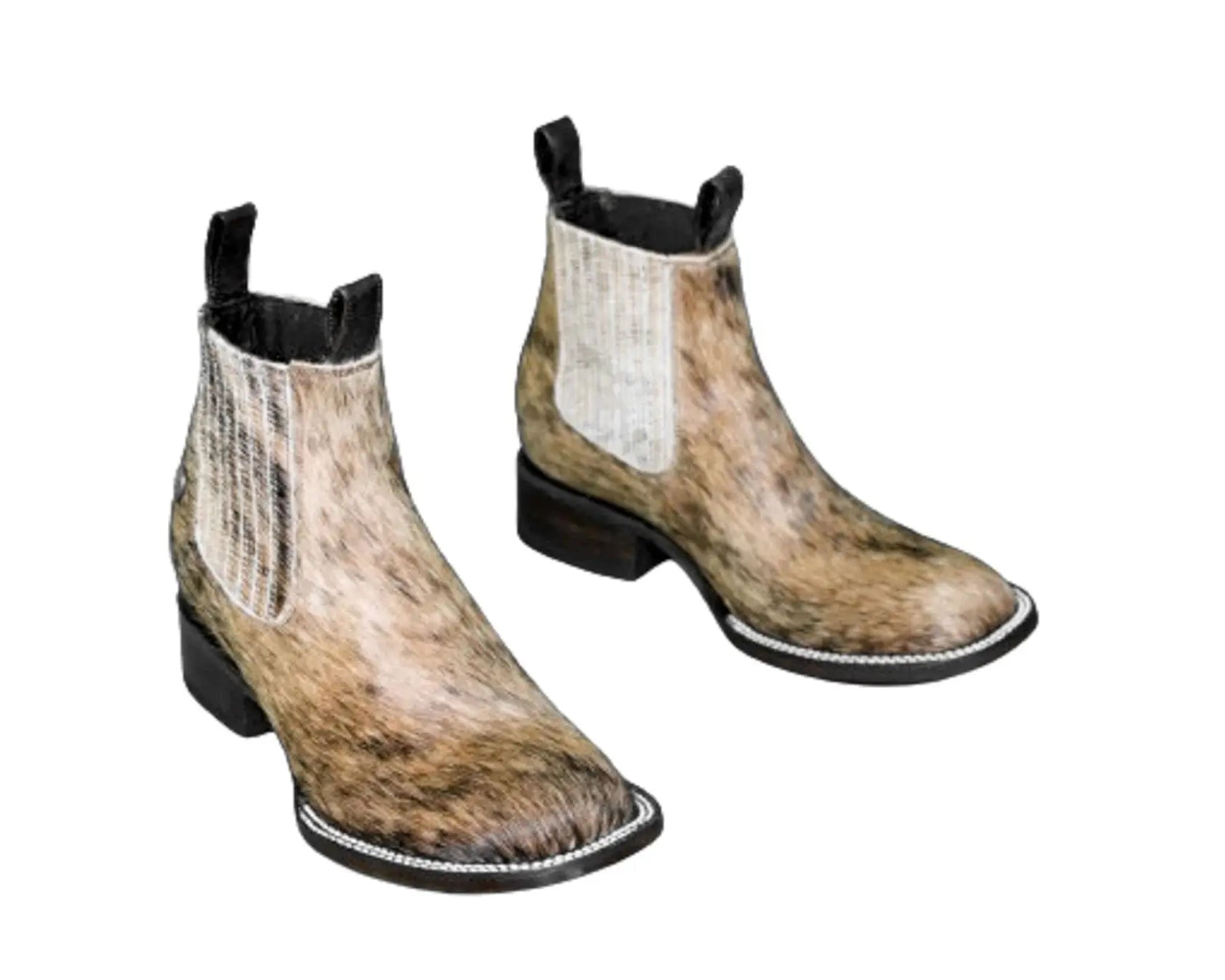 Aurora Cowhide Boots – Size 7 – Handmade Western Boots for Women