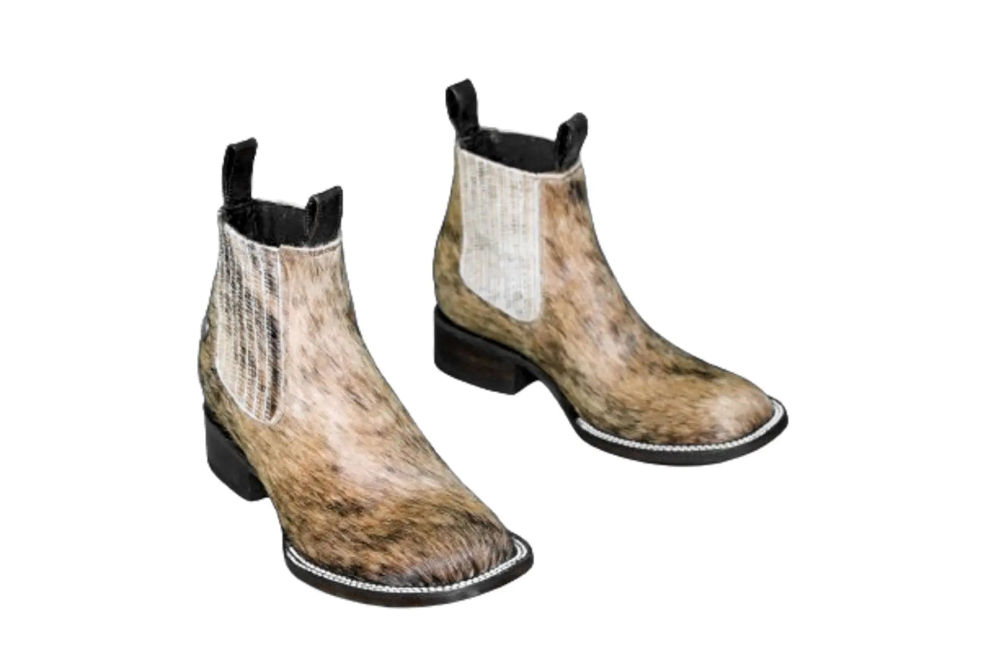 Aurora Cowhide Boots – Size 7 – Handmade Western Boots for Women