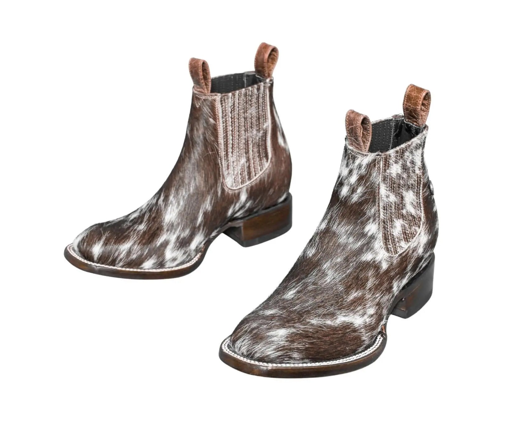 Aurora Cowhide Boots – Size 7 – Handmade Western Boots for Women