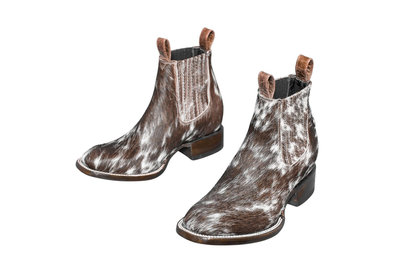 Aurora Cowhide Boots – Size 7 – Handmade Western Boots for Women