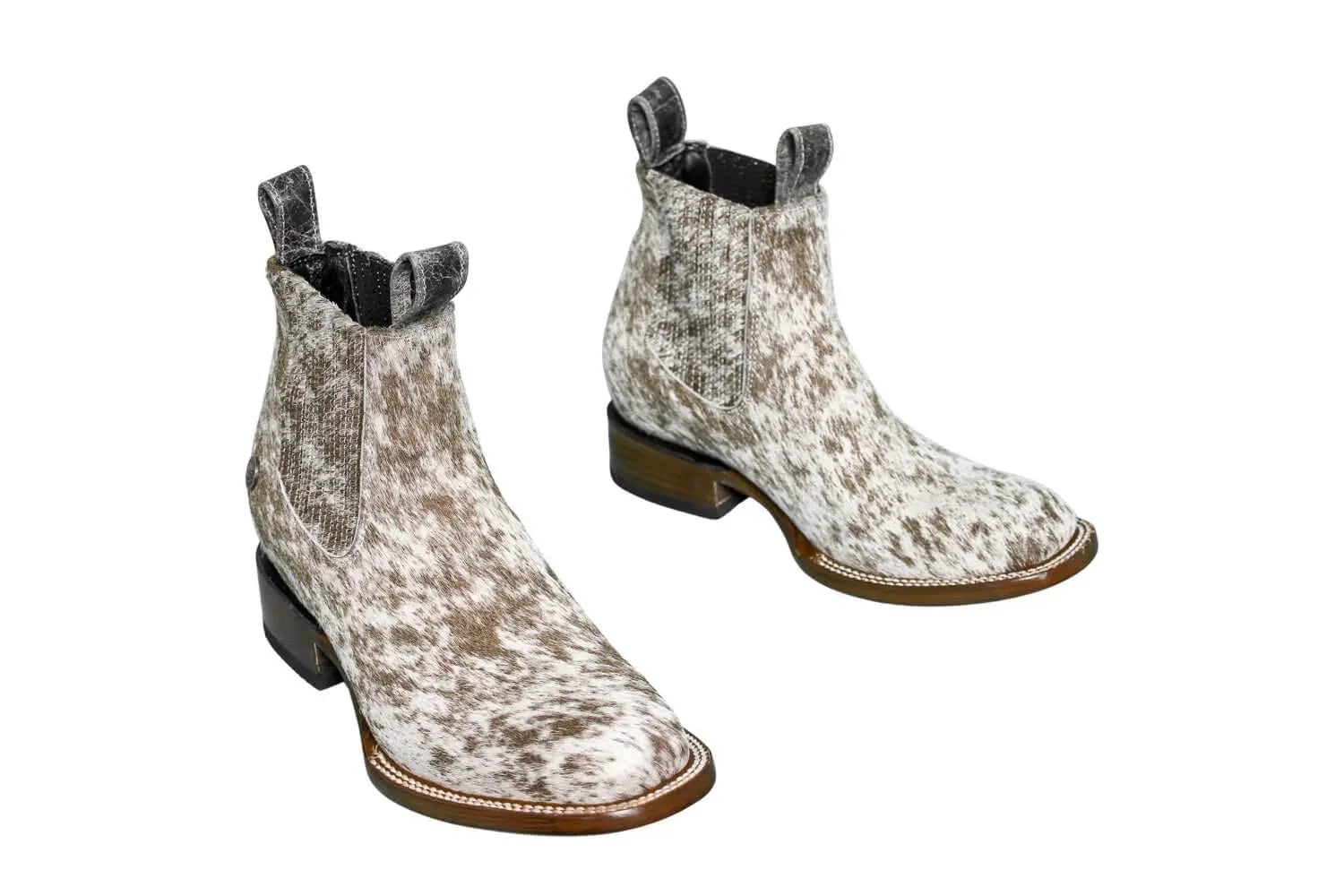 Aurora Cowhide Boots – Size 7 – Handmade Western Boots for Women
