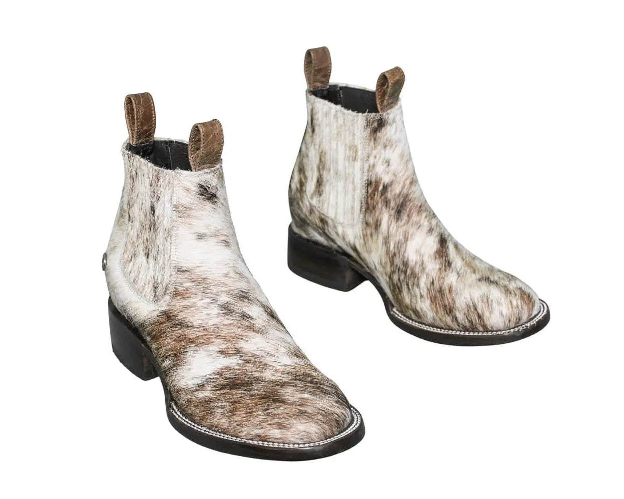 Aurora Cowhide Boots – Size 7 – Handmade Western Boots for Women