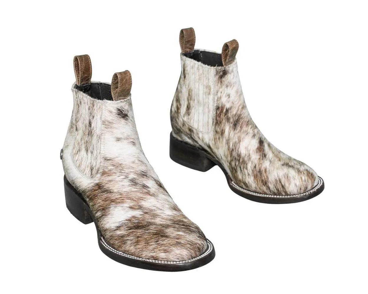 Aurora Cowhide Boots – Size 7 – Handmade Western Boots for Women