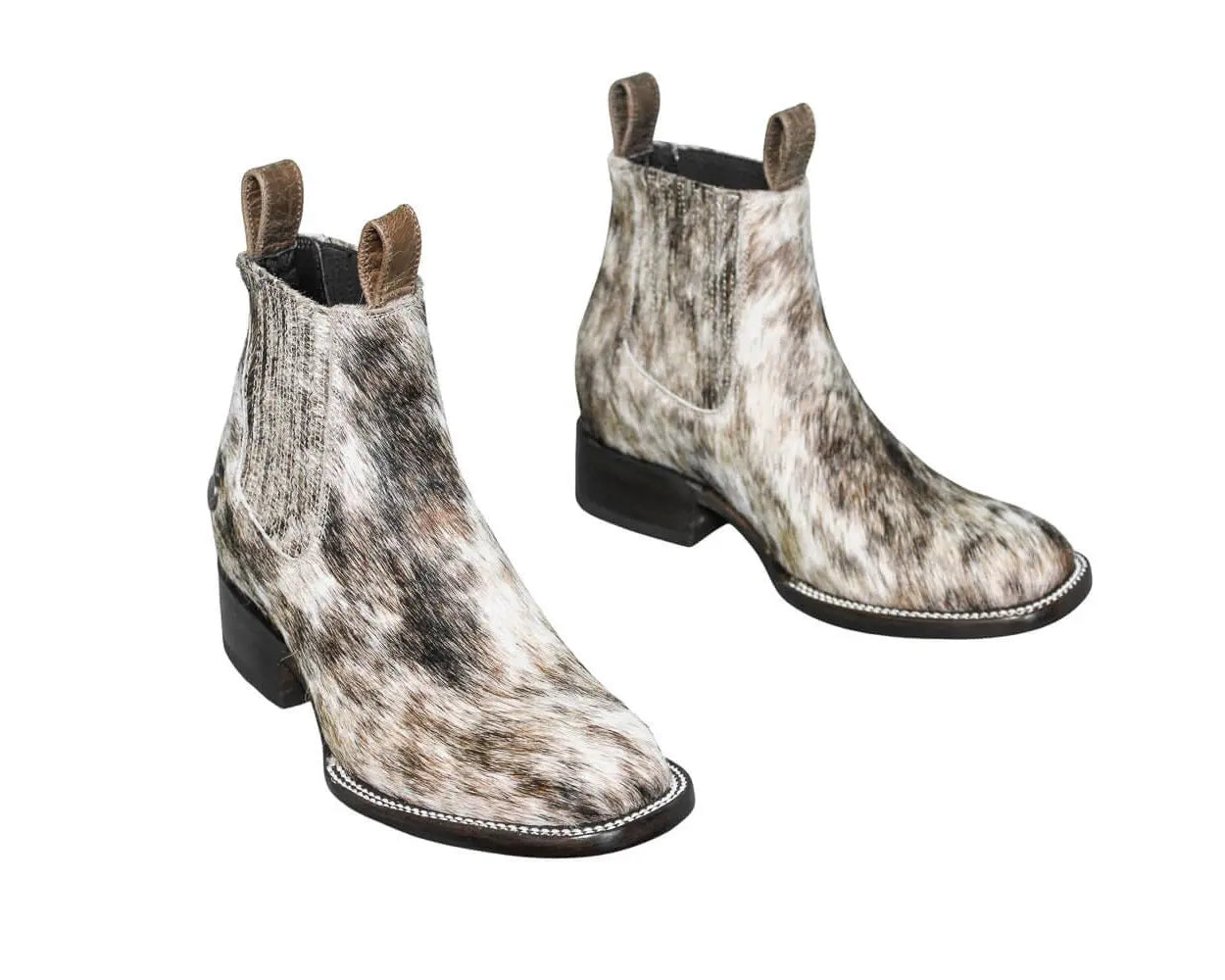 Aurora Cowhide Boots – Size 7 – Handmade Western Boots for Women