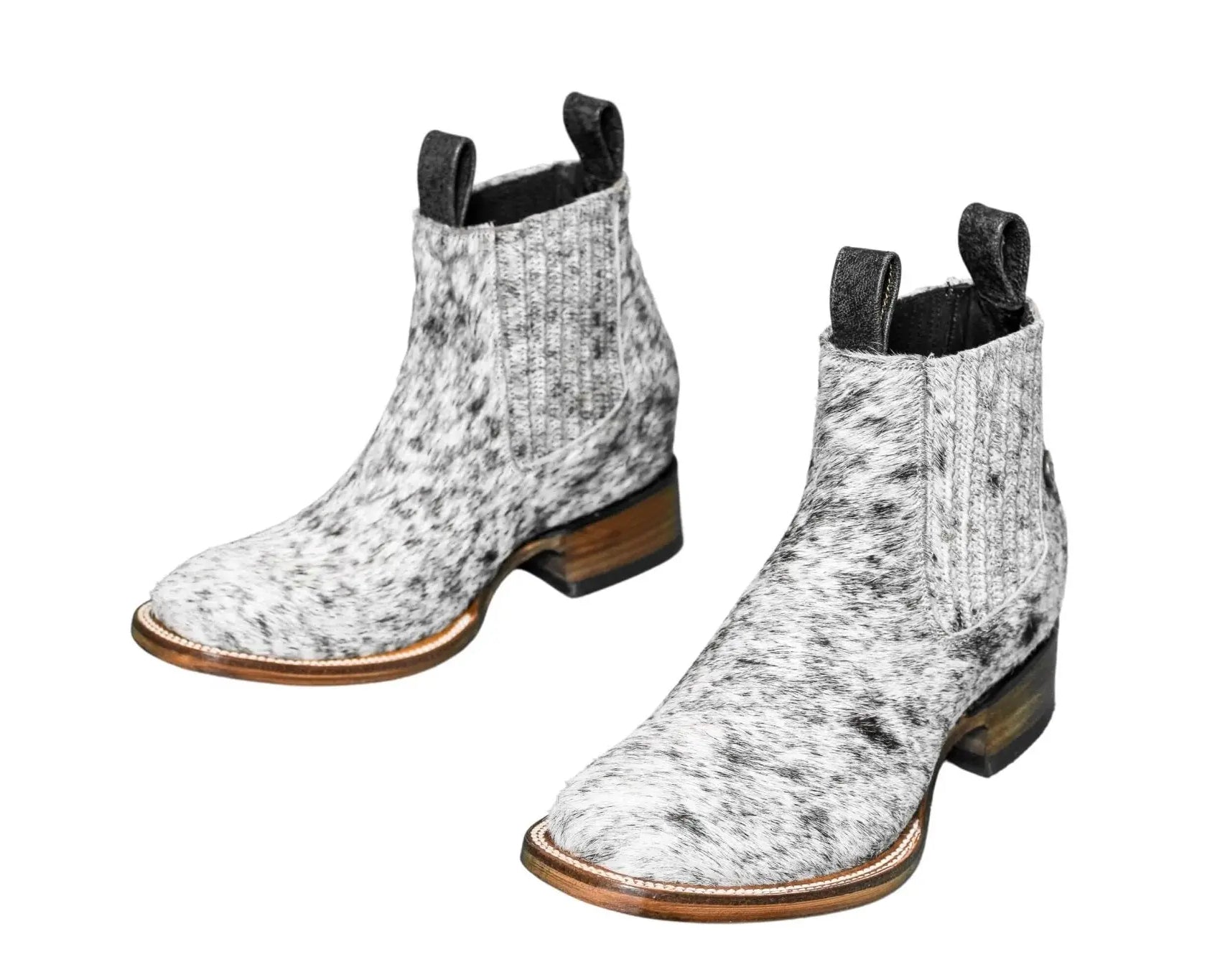 Aurora Cowhide Boots – Size 7 – Handmade Western Boots for Women