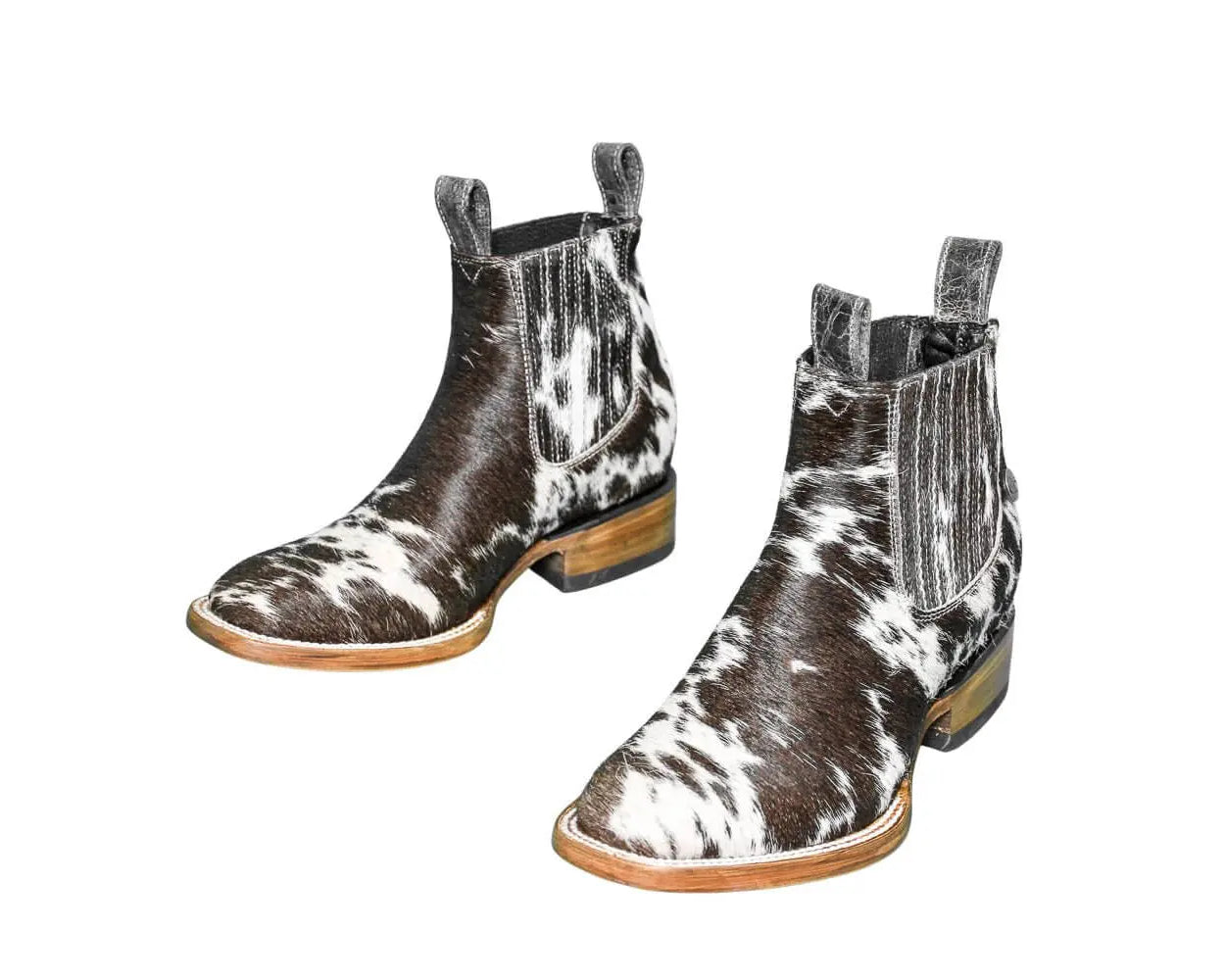 Aurora Cowhide Boots – Size 7 – Handmade Western Boots for Women