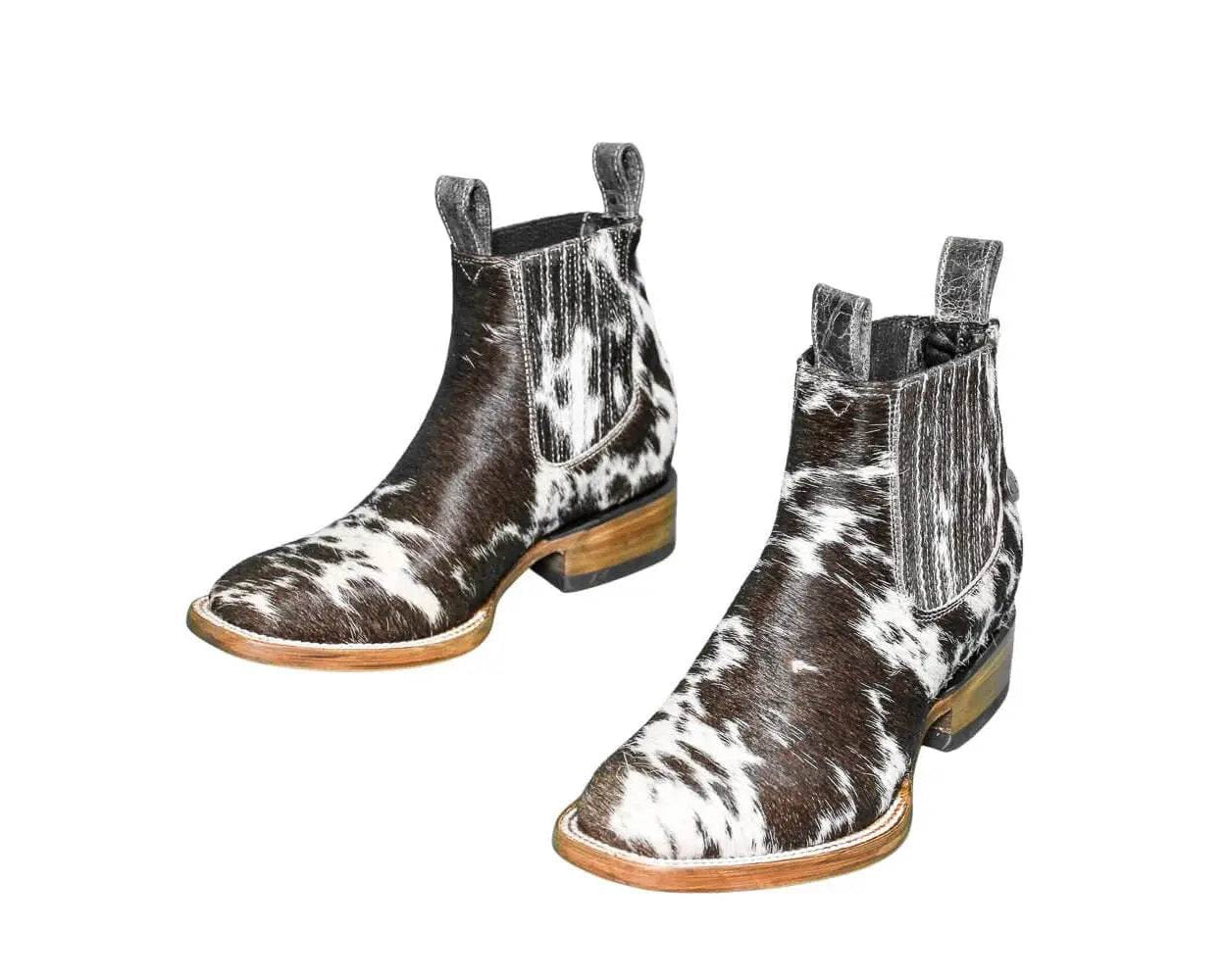 Aurora Cowhide Boots – Size 7 – Handmade Western Boots for Women