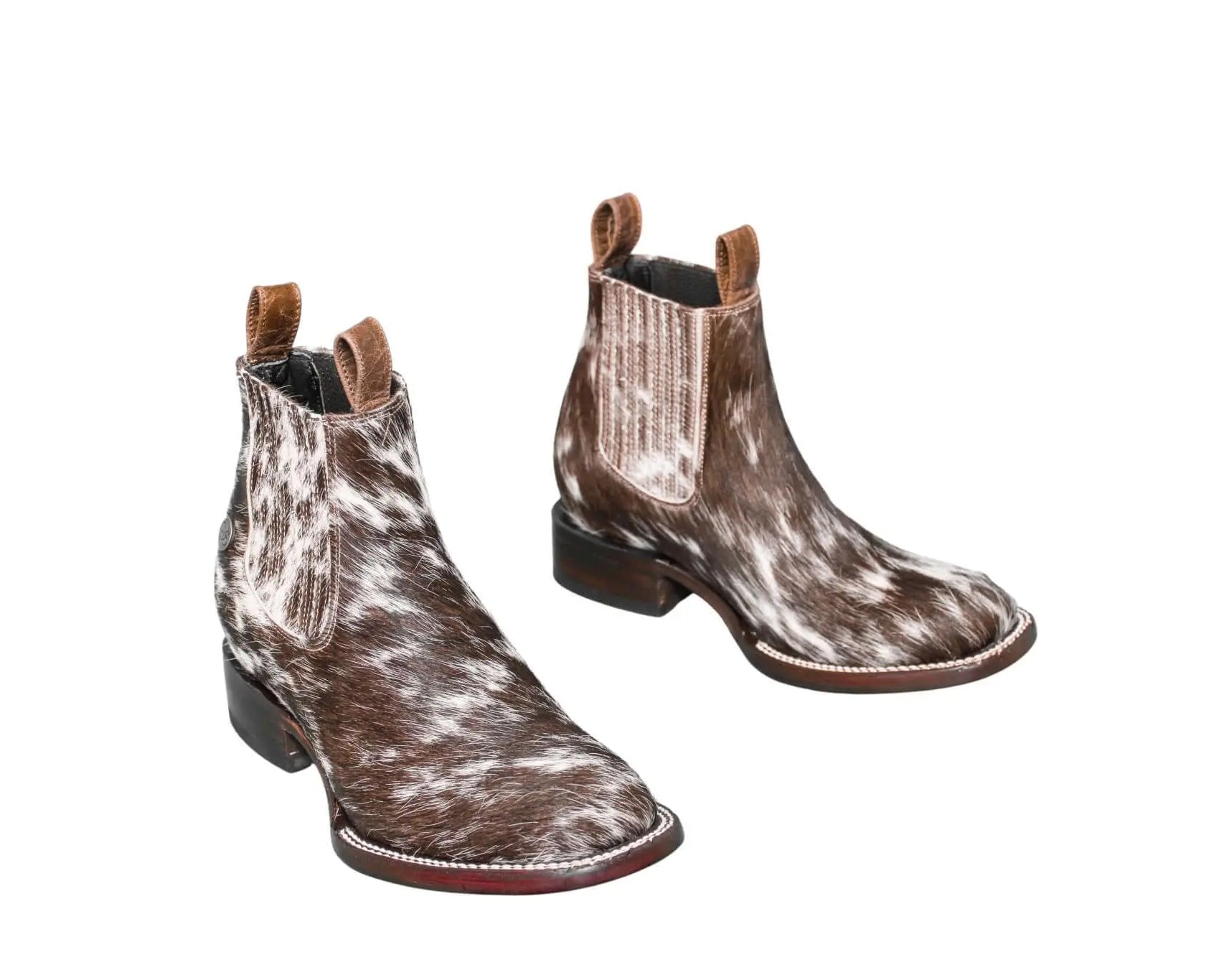 Aurora Cowhide Boots – Size 7 – Handmade Western Boots for Women