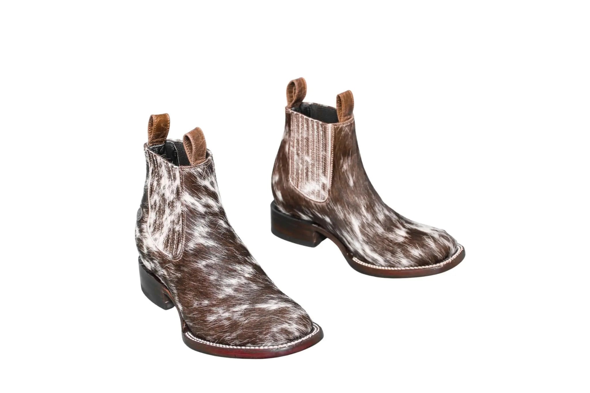 Aurora Cowhide Boots – Size 7 – Handmade Western Boots for Women