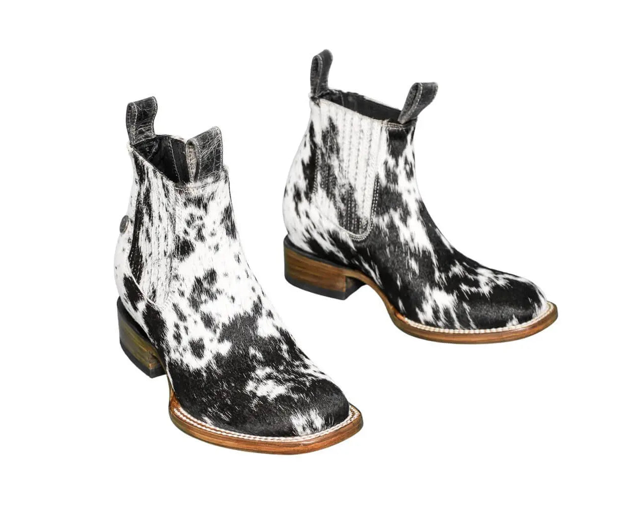Aurora Cowhide Boots – Size 7 – Handmade Western Boots for Women