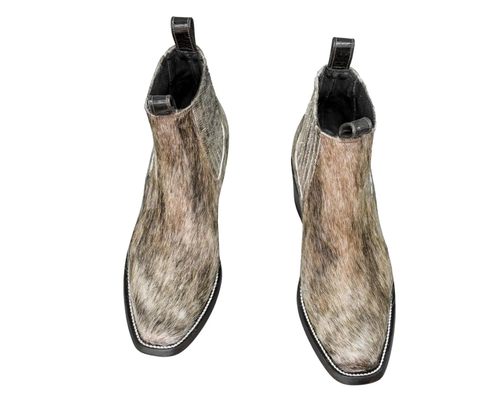 Aurora Cowhide Boots – Size 7 – Handmade Western Boots for Women