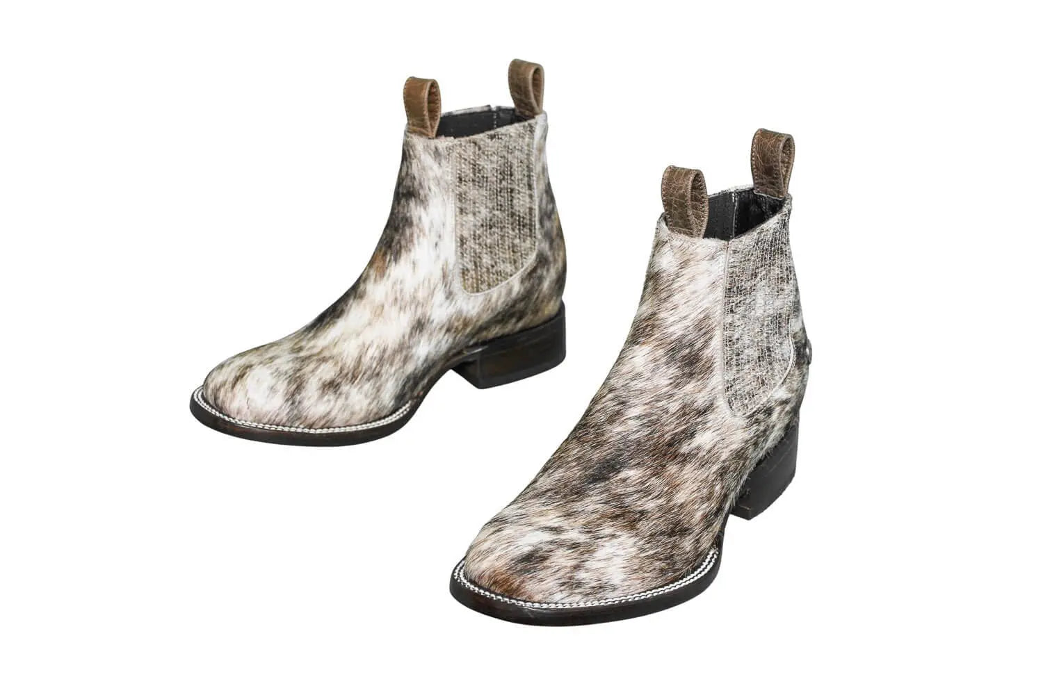 Aurora Cowhide Boots – Size 7 – Handmade Western Boots for Women