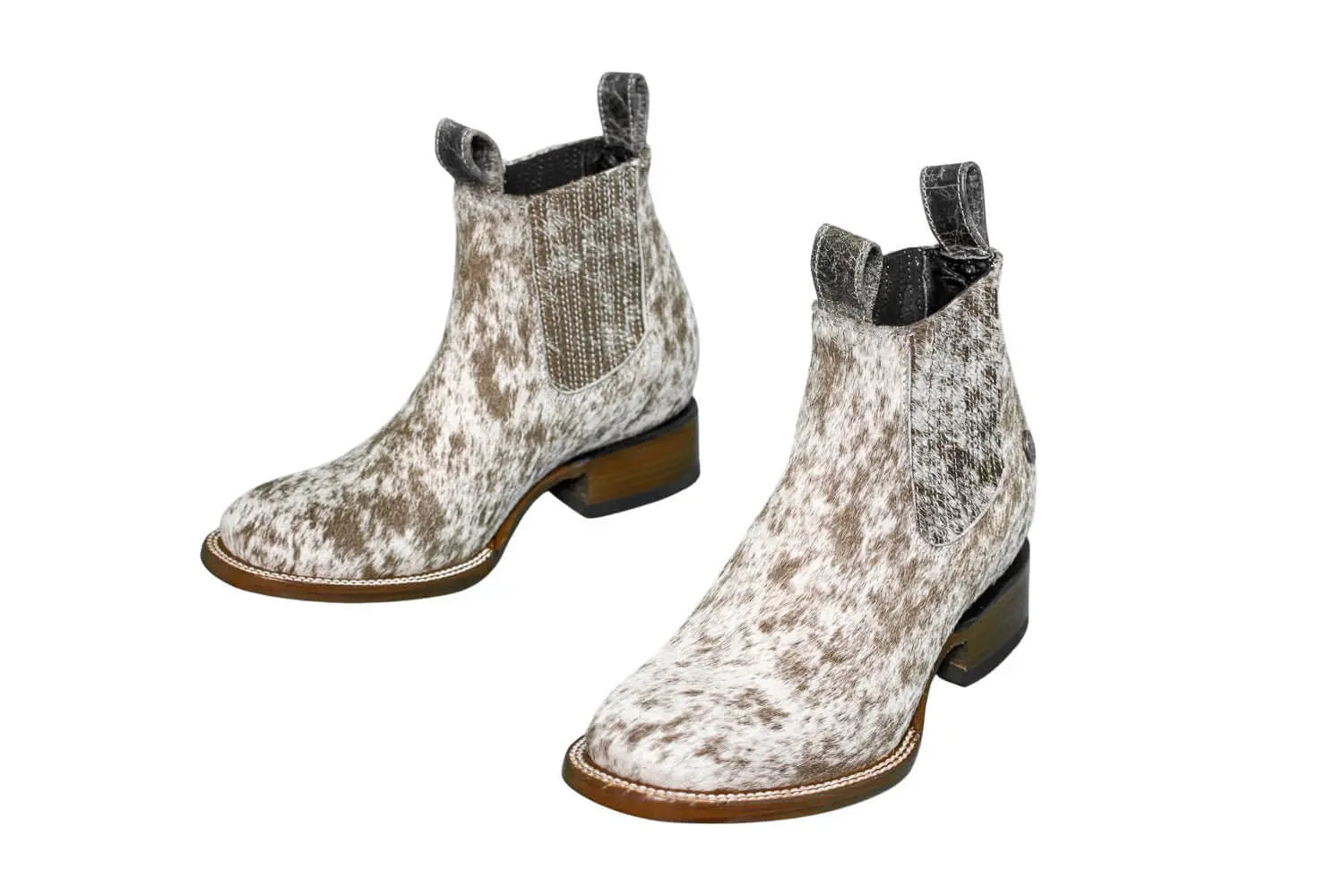 Aurora Cowhide Boots – Size 7 – Handmade Western Boots for Women