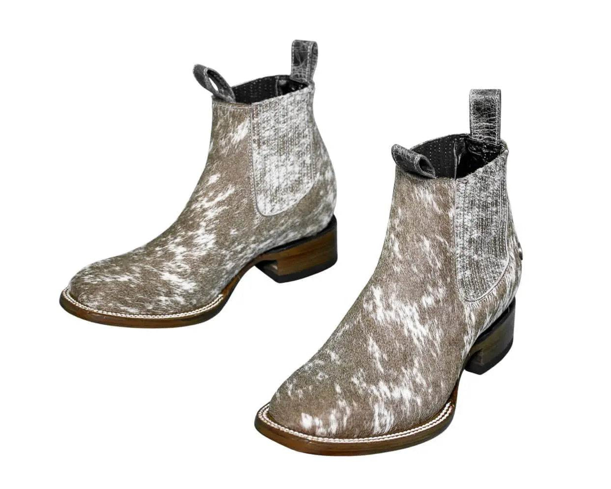 Aurora Cowhide Boots – Size 7.5 – Handmade Western Boots for Women