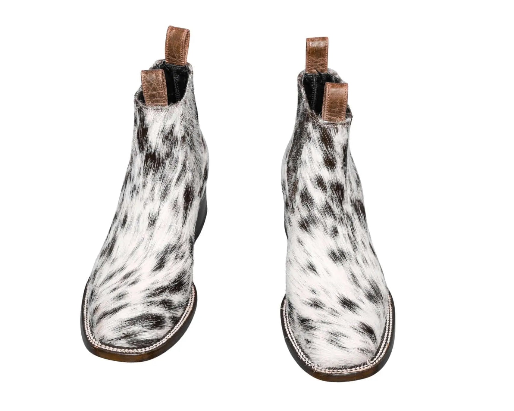 Aurora Cowhide Boots – Size 7.5 – Handmade Western Boots for Women