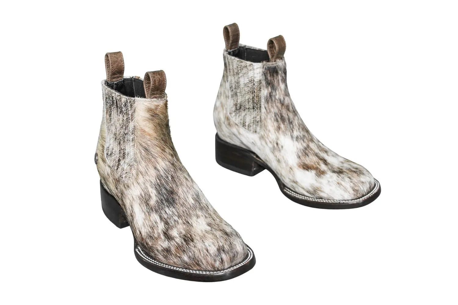 Aurora Cowhide Boots – Size 7.5 – Handmade Western Boots for Women
