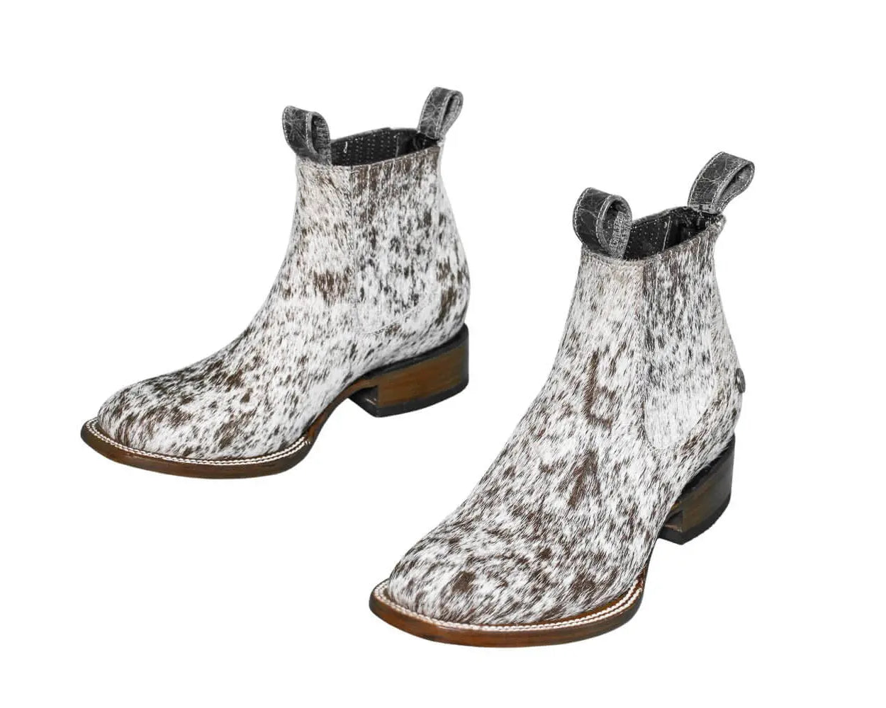 Aurora Cowhide Boots – Size 8 – Handmade Western Boots for Women
