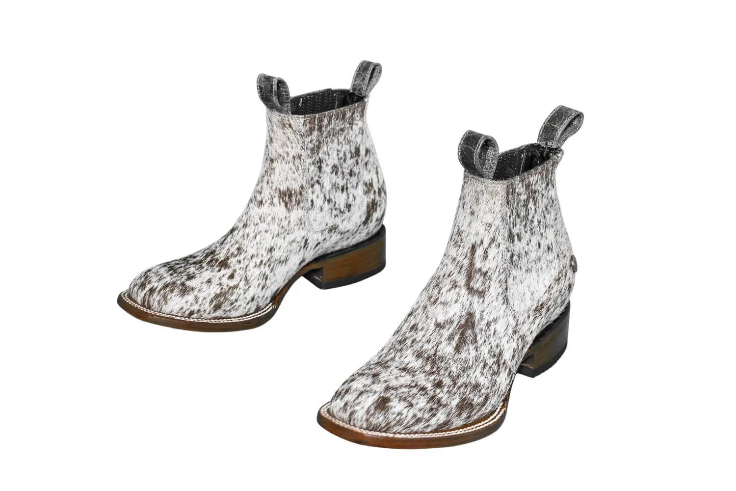 Aurora Cowhide Boots – Size 8 – Handmade Western Boots for Women