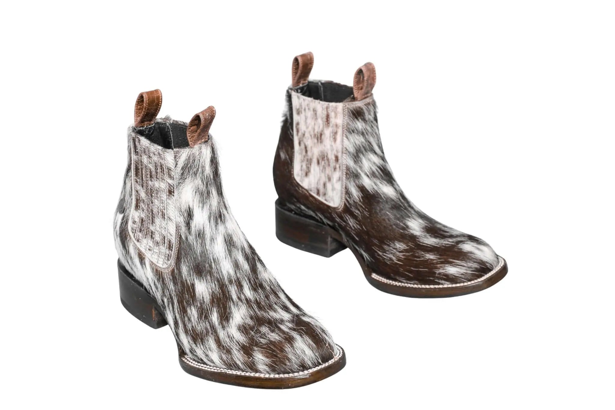 Aurora Cowhide Boots – Size 8 – Handmade Western Boots for Women
