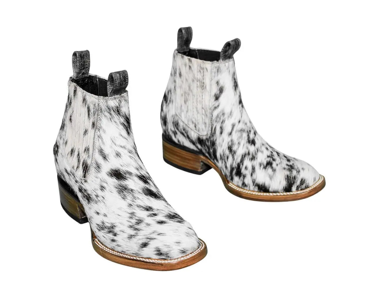Aurora Cowhide Boots – Size 8 – Handmade Western Boots for Women