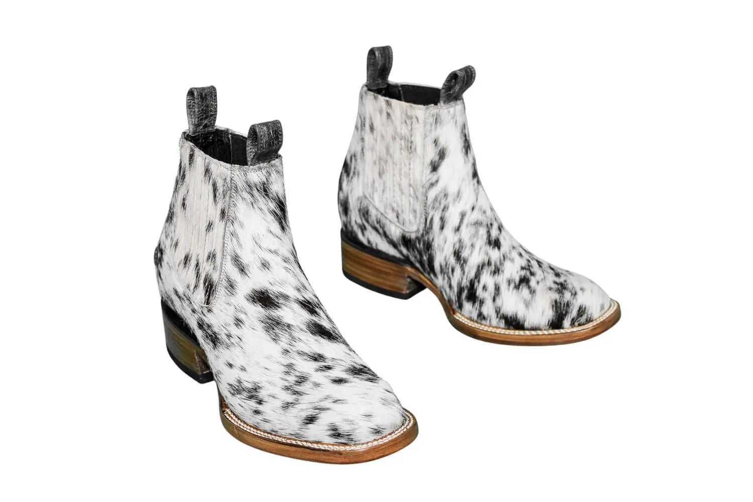 Aurora Cowhide Boots – Size 8 – Handmade Western Boots for Women