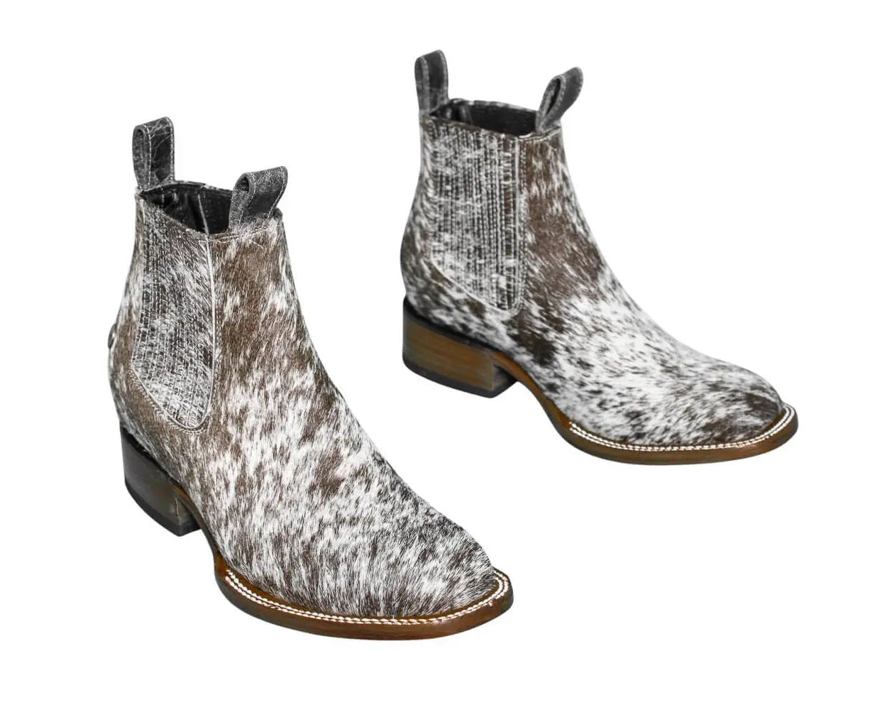 Aurora Cowhide Boots – Size 8 – Handmade Western Boots for Women