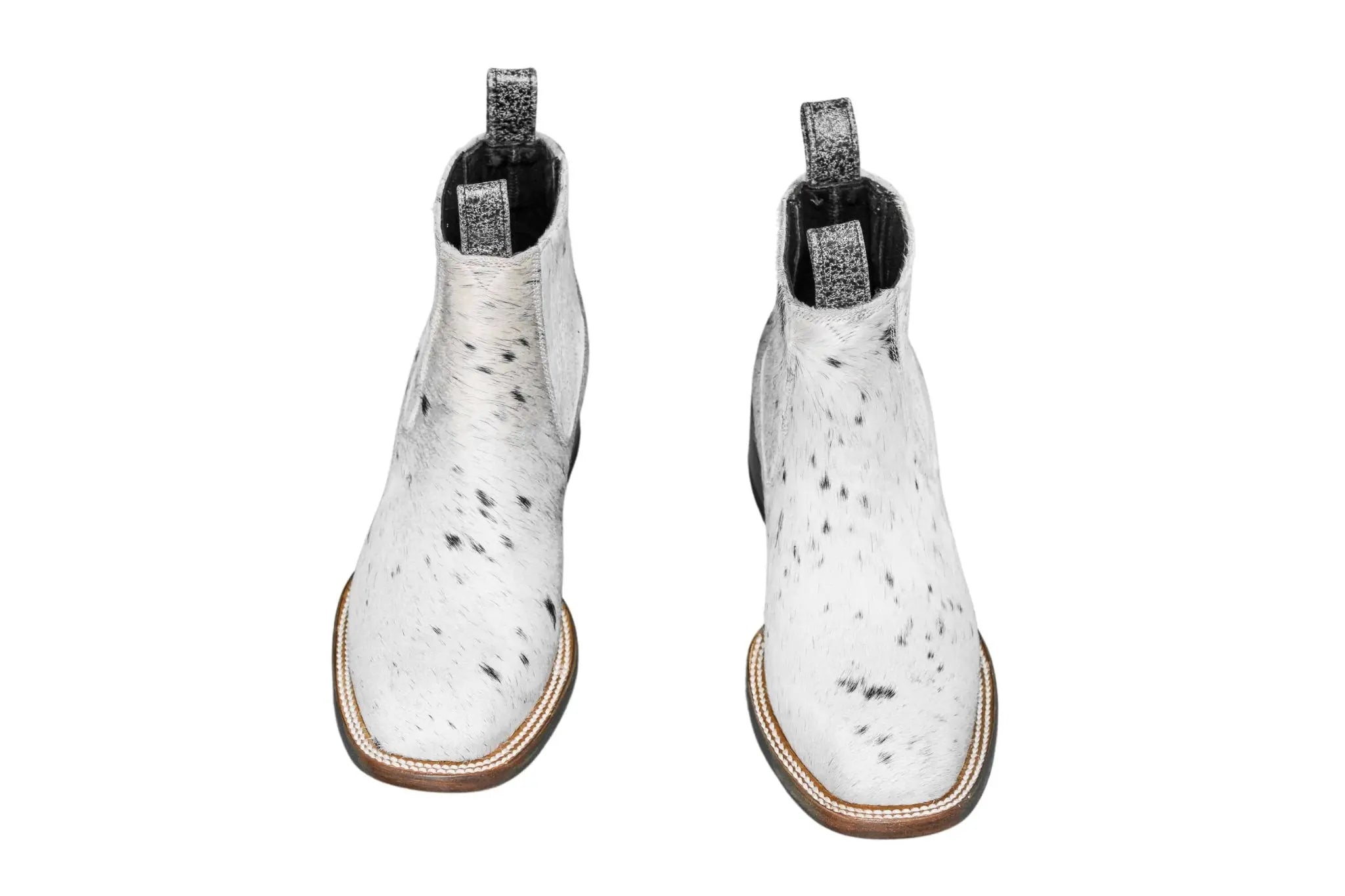 Aurora Cowhide Boots – Size 8 – Handmade Western Boots for Women