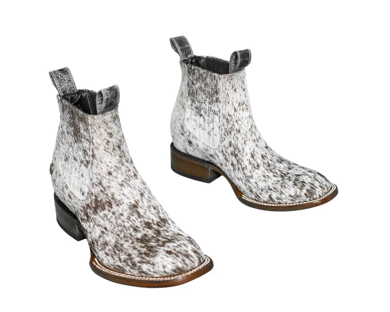 Aurora Cowhide Boots – Size 8 – Handmade Western Boots for Women