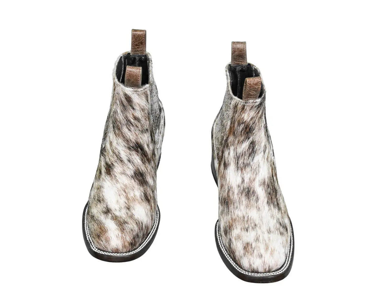 Aurora Cowhide Boots – Size 8 – Handmade Western Boots for Women