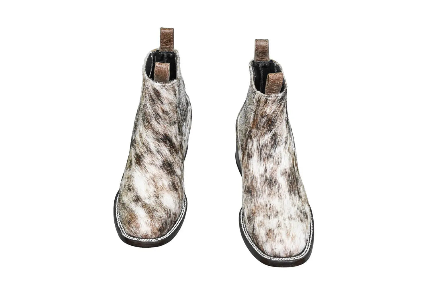 Aurora Cowhide Boots – Size 8 – Handmade Western Boots for Women