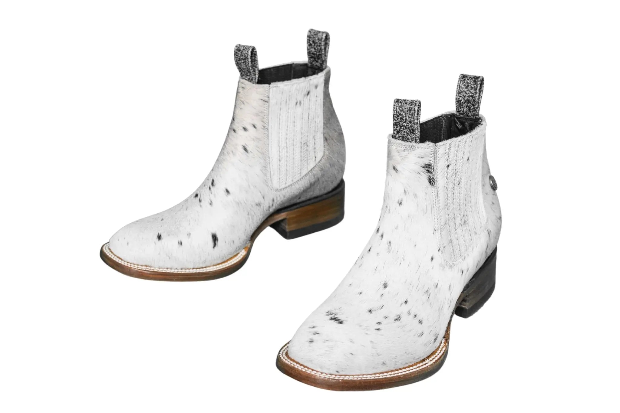 Aurora Cowhide Boots – Size 8 – Handmade Western Boots for Women