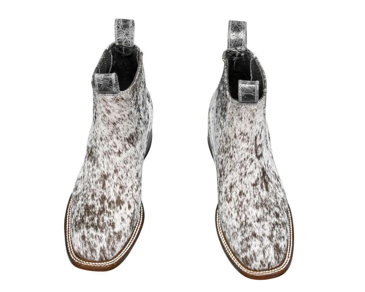 Aurora Cowhide Boots – Size 8 – Handmade Western Boots for Women