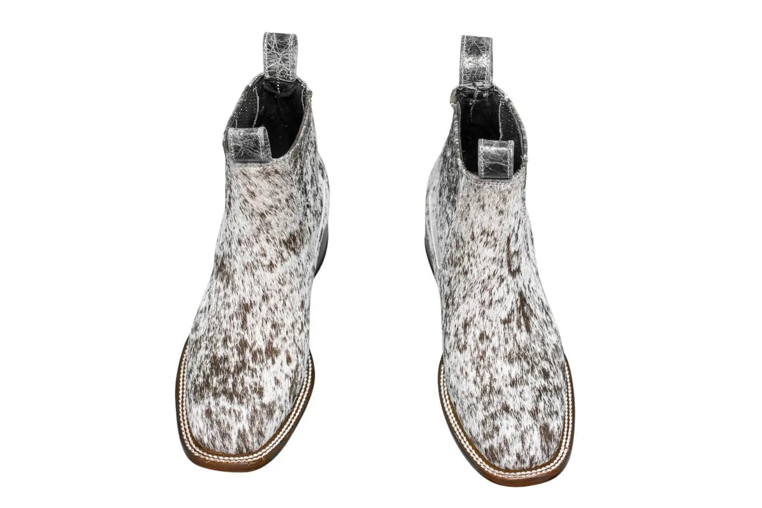 Aurora Cowhide Boots – Size 8 – Handmade Western Boots for Women