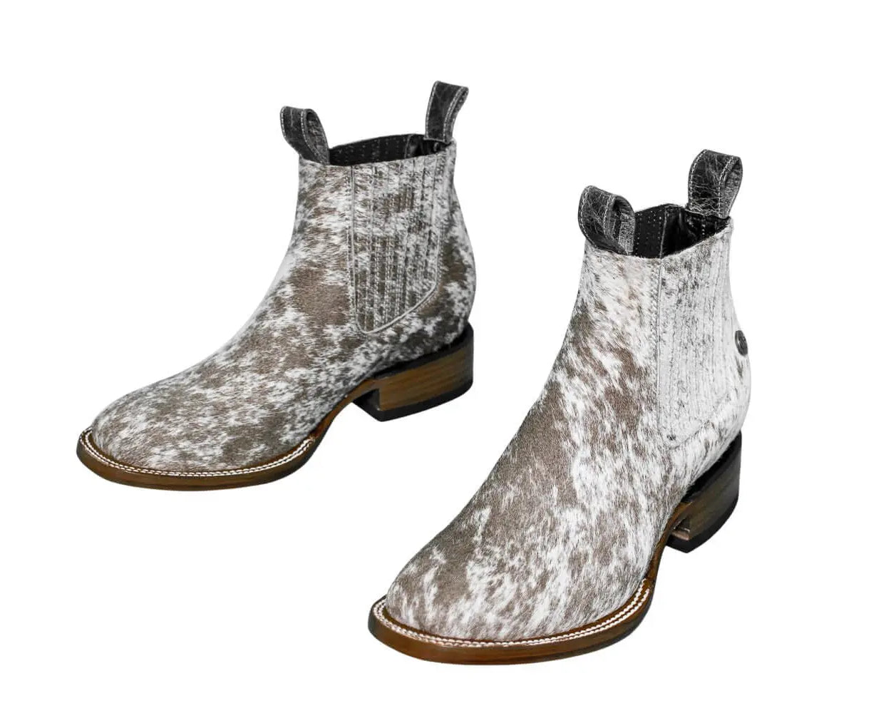 Aurora Cowhide Boots – Size 8.5 – Handmade Western Boots for Women