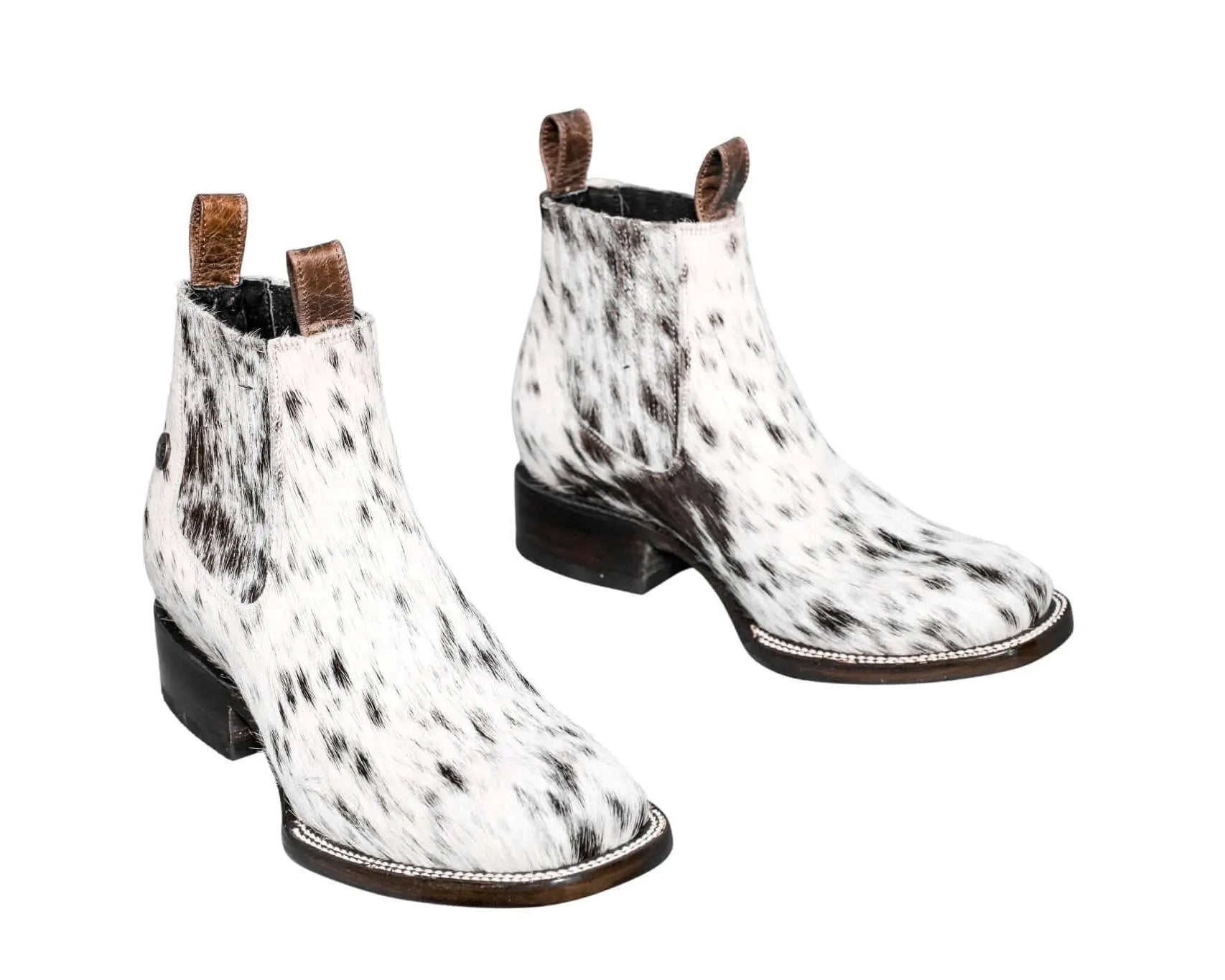Aurora Cowhide Boots – Size 8.5 – Handmade Western Boots for Women