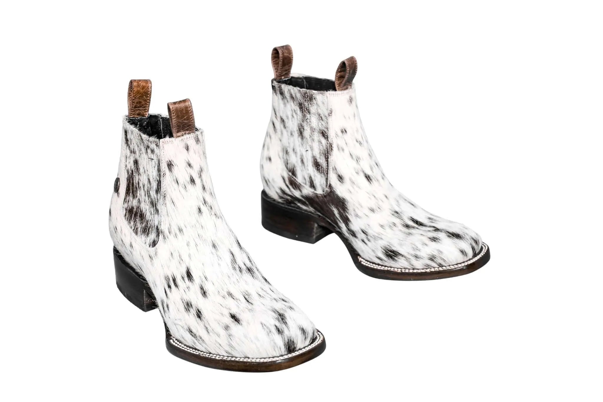 Aurora Cowhide Boots – Size 8.5 – Handmade Western Boots for Women
