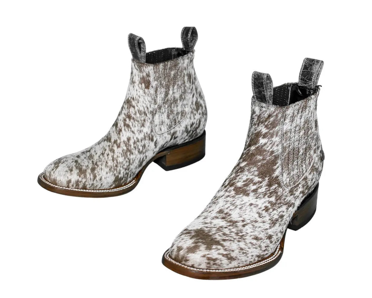 Aurora Cowhide Boots – Size 8.5 – Handmade Western Boots for Women